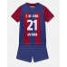 Barcelona Frenkie de Jong #21 Replika Babykläder Hemma matchkläder barn 2023-24 Korta ärmar (+ Korta byxor)